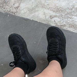 Black sneakers